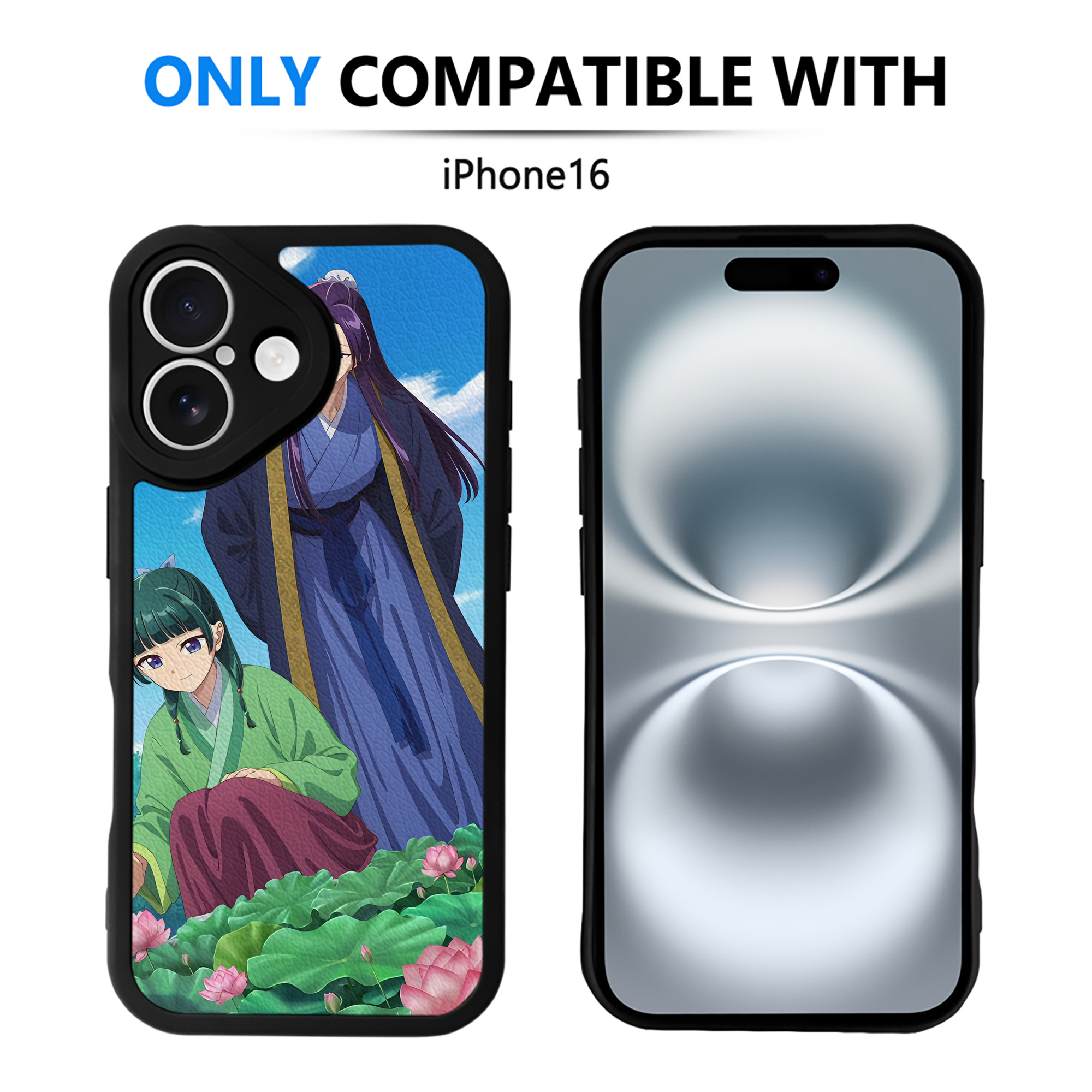 薬屋のひとりごと The Apothecary Diaries 【iPhone 16シリーズ対応】シリコンスマホケース（レザー調） 材質：シリコン